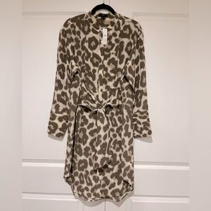 NWT  J.Crew 💯 silk dress size 14 Ties in front or back